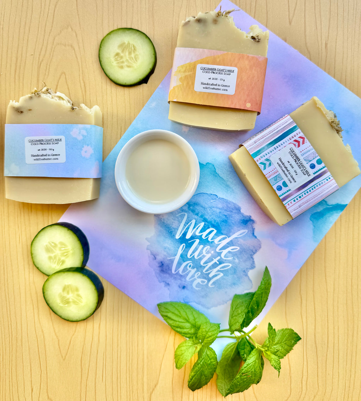 Cucumber Goat’s Milk Cold Process Soap
