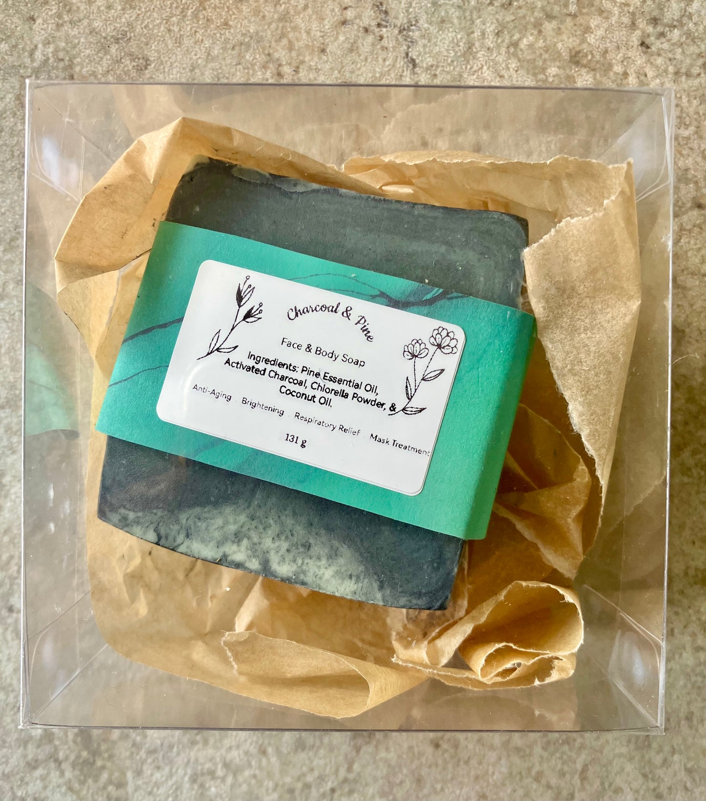 Charcoal & Pine Face & Body Soap
