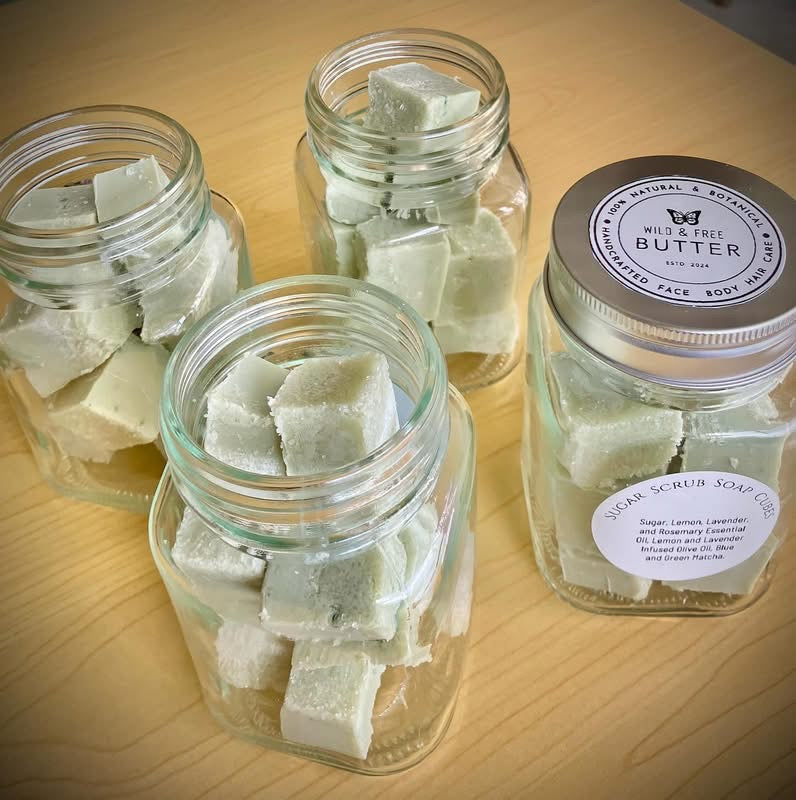 Sugar Scrub Soap Cubes