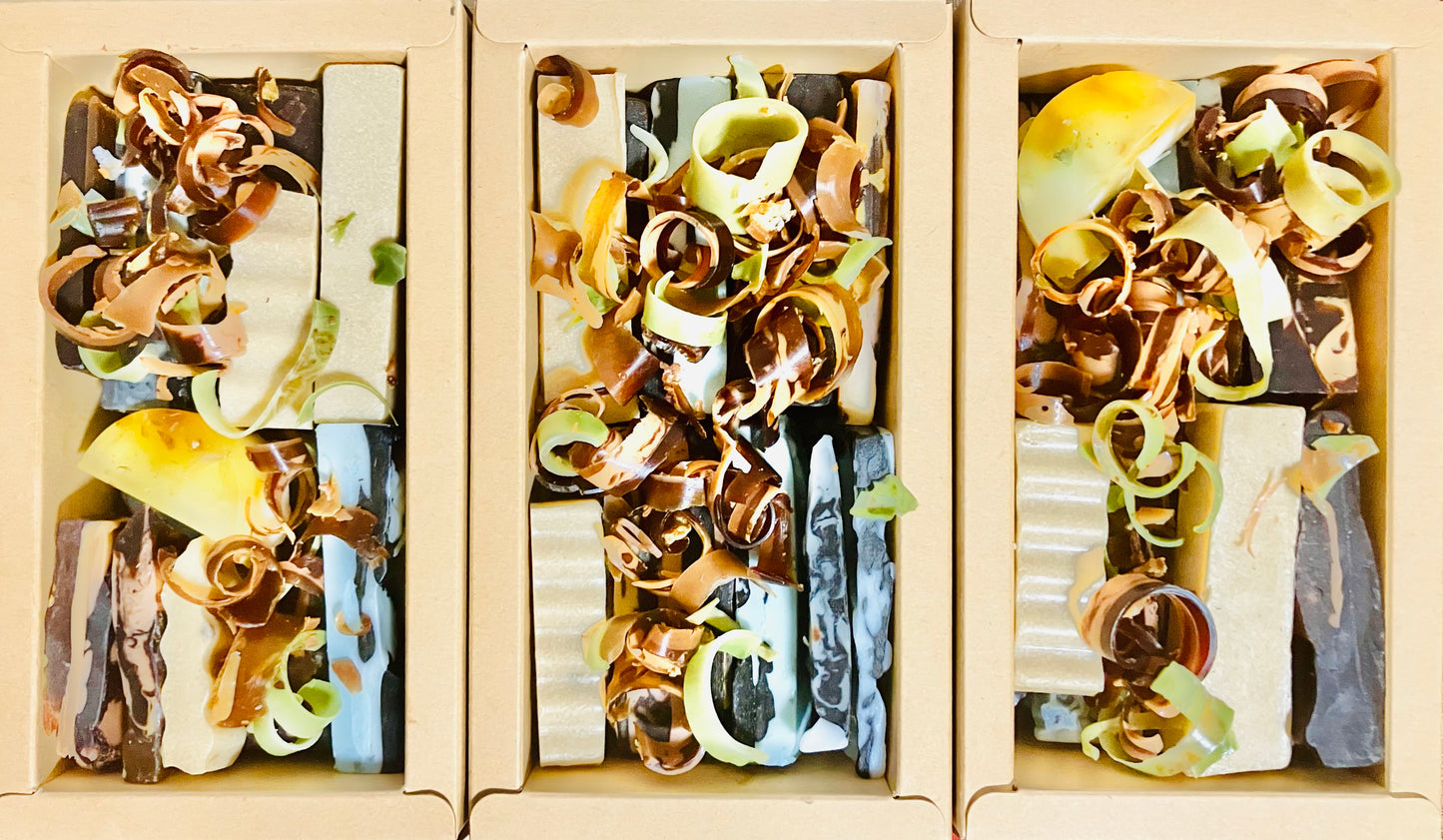 Soap Scrap Gift Box & Shower Mitten