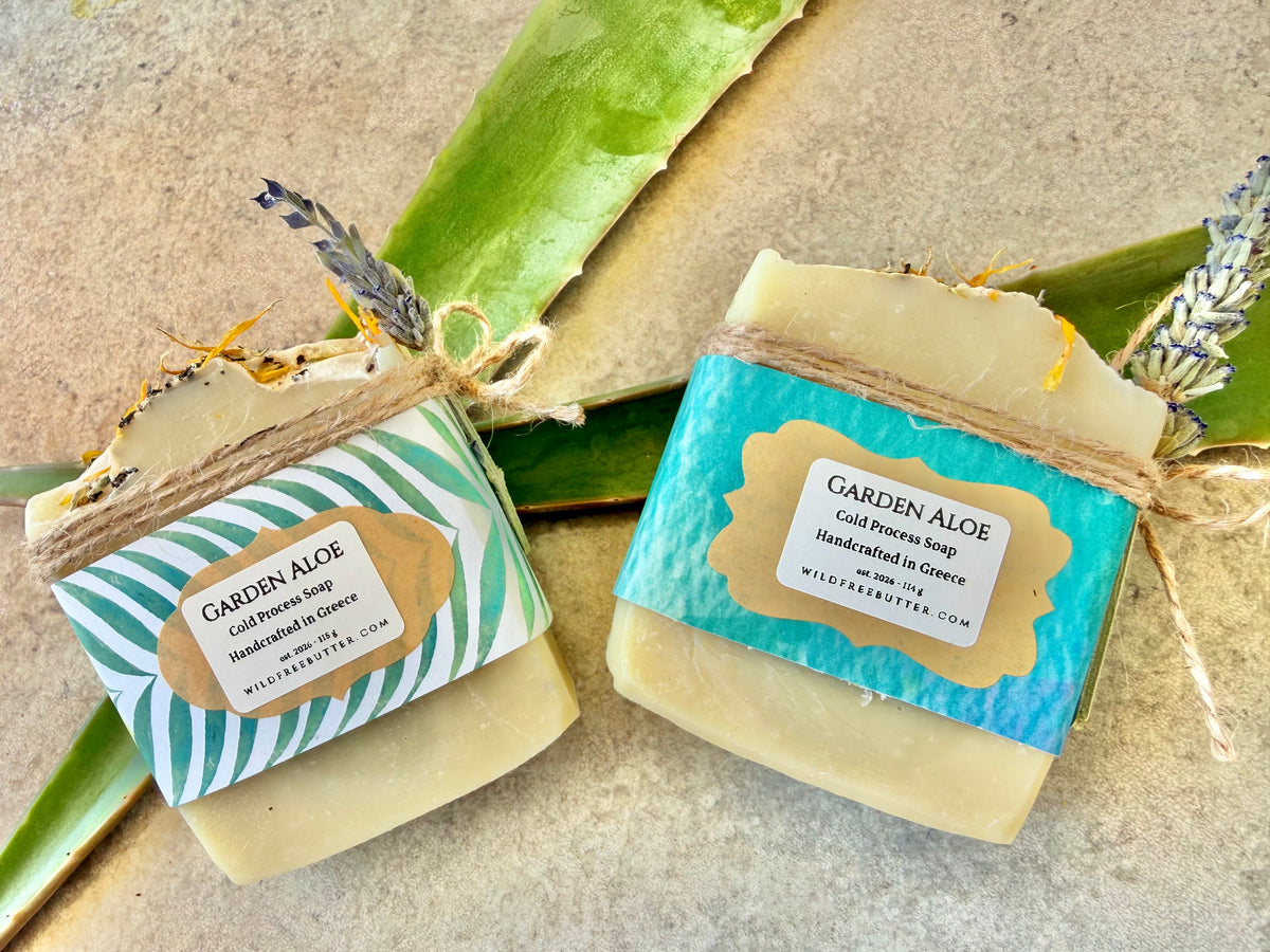 Garden Aloe Handcrafted Cold Process Soap - Face & Body