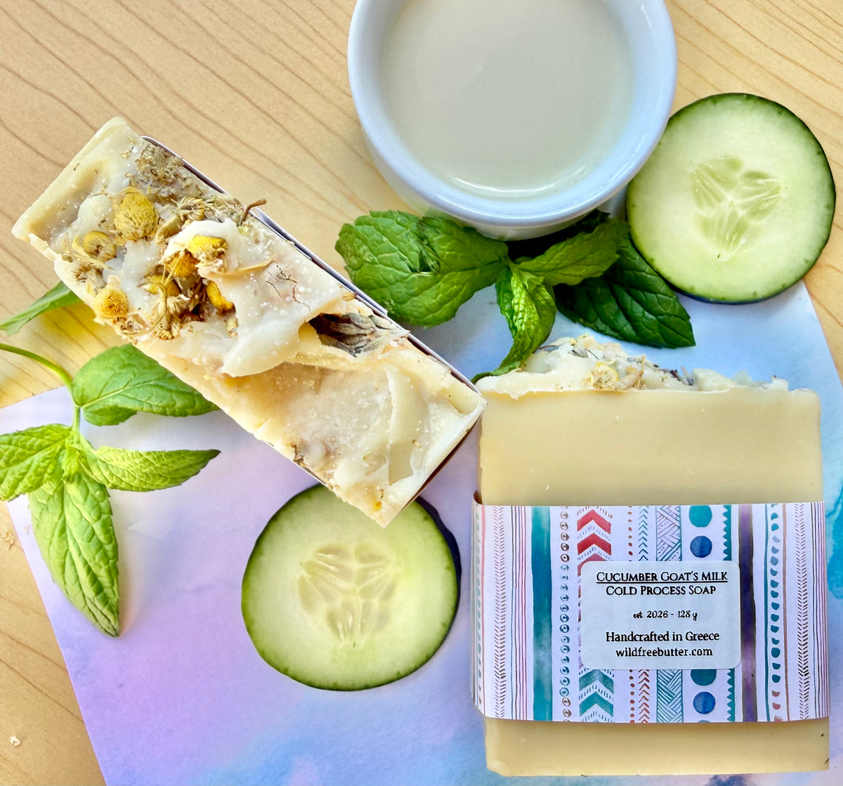 Cucumber Goat’s Milk Cold Process Soap
