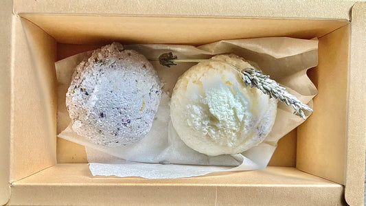 Coffee & Spearmint Bath Truffles  - Set of two - Set Δύο Χειροποίητα Bath truffles Καφές και Δυόσμος.