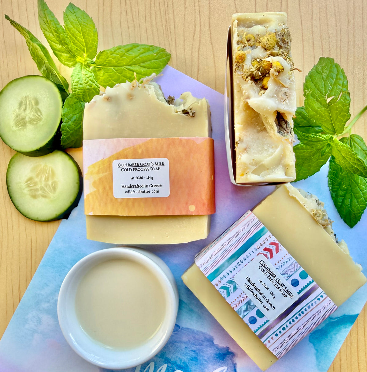 Cucumber Goat’s Milk Cold Process Soap