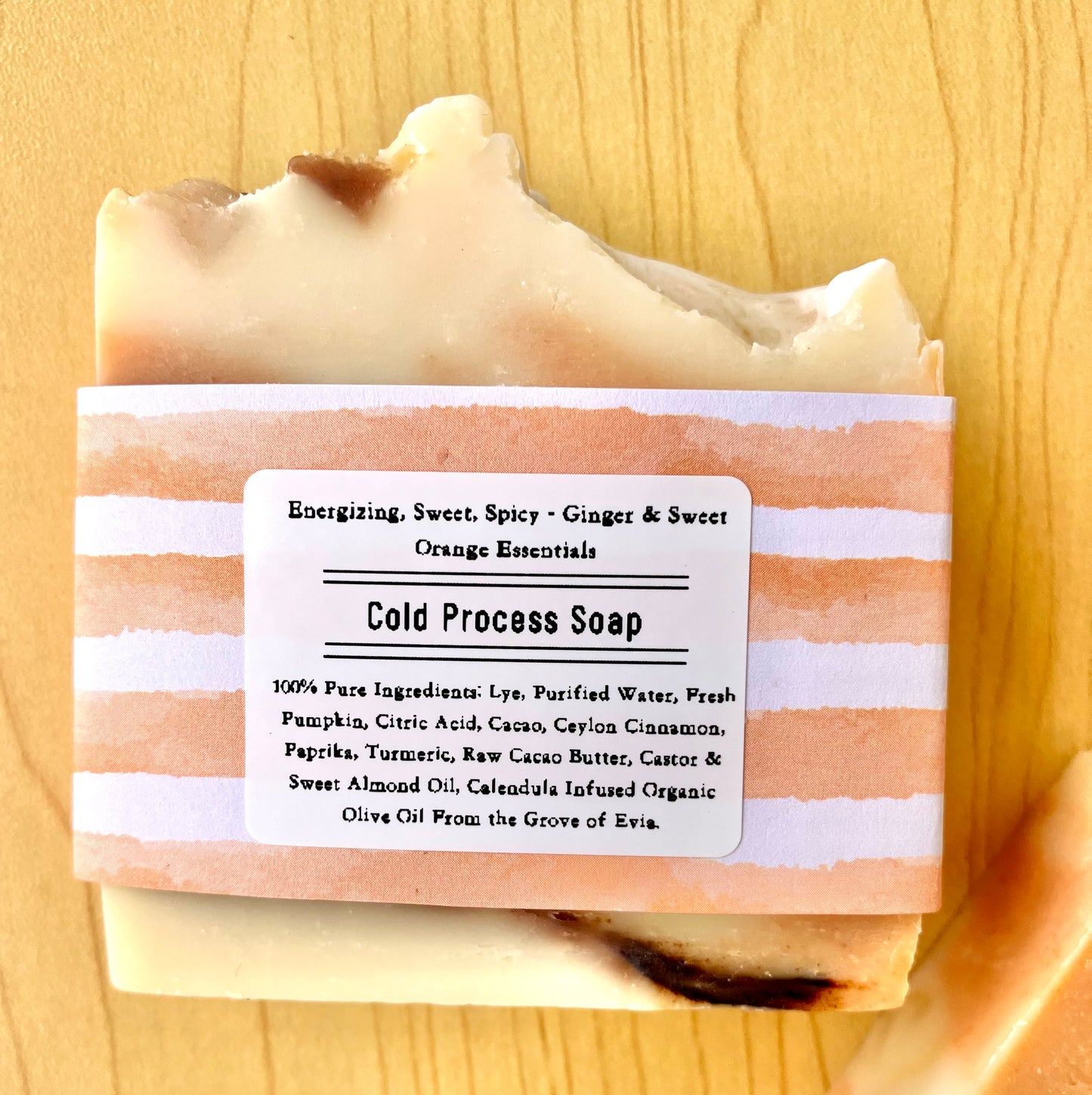 Autumn Glow Cold Process Soap - Φθινοπωρινή Λάμψη Σαπούνι Ψυχρή Μεθοδος- Face & Body - Σώμα και Πρόσωπο