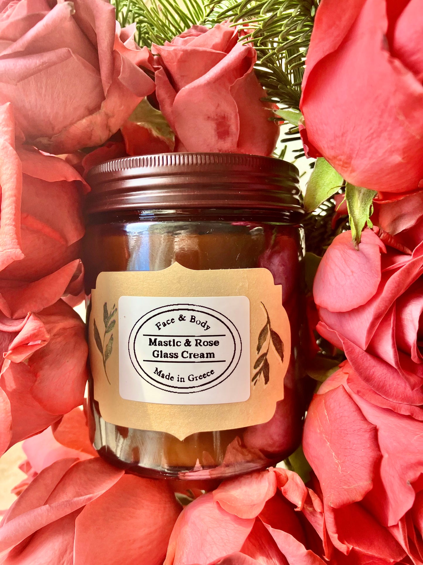 Mastic & Rose Glass Cream* Face & Body