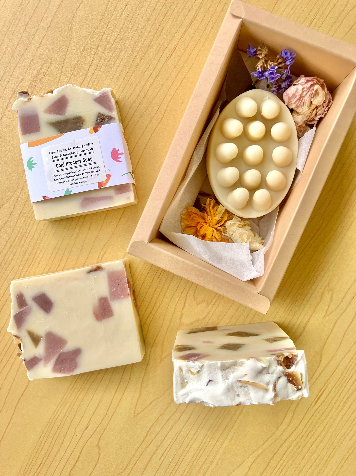 Confetti Cold Process Soap - Face & Body - Πρόσωπο και Σώμα)
