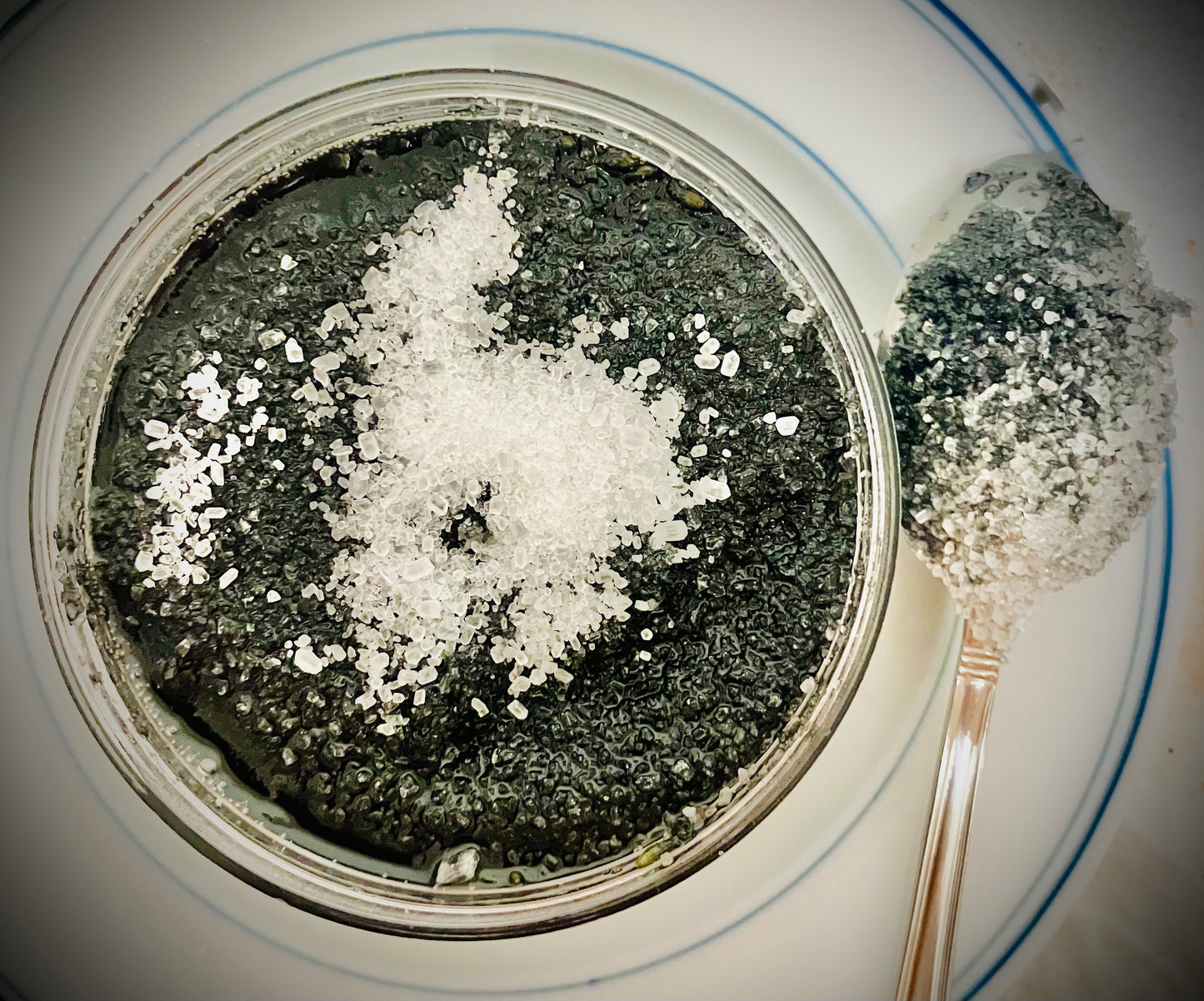 Eucalyptus, Lavender and Mint Foot Scrub and Mask.