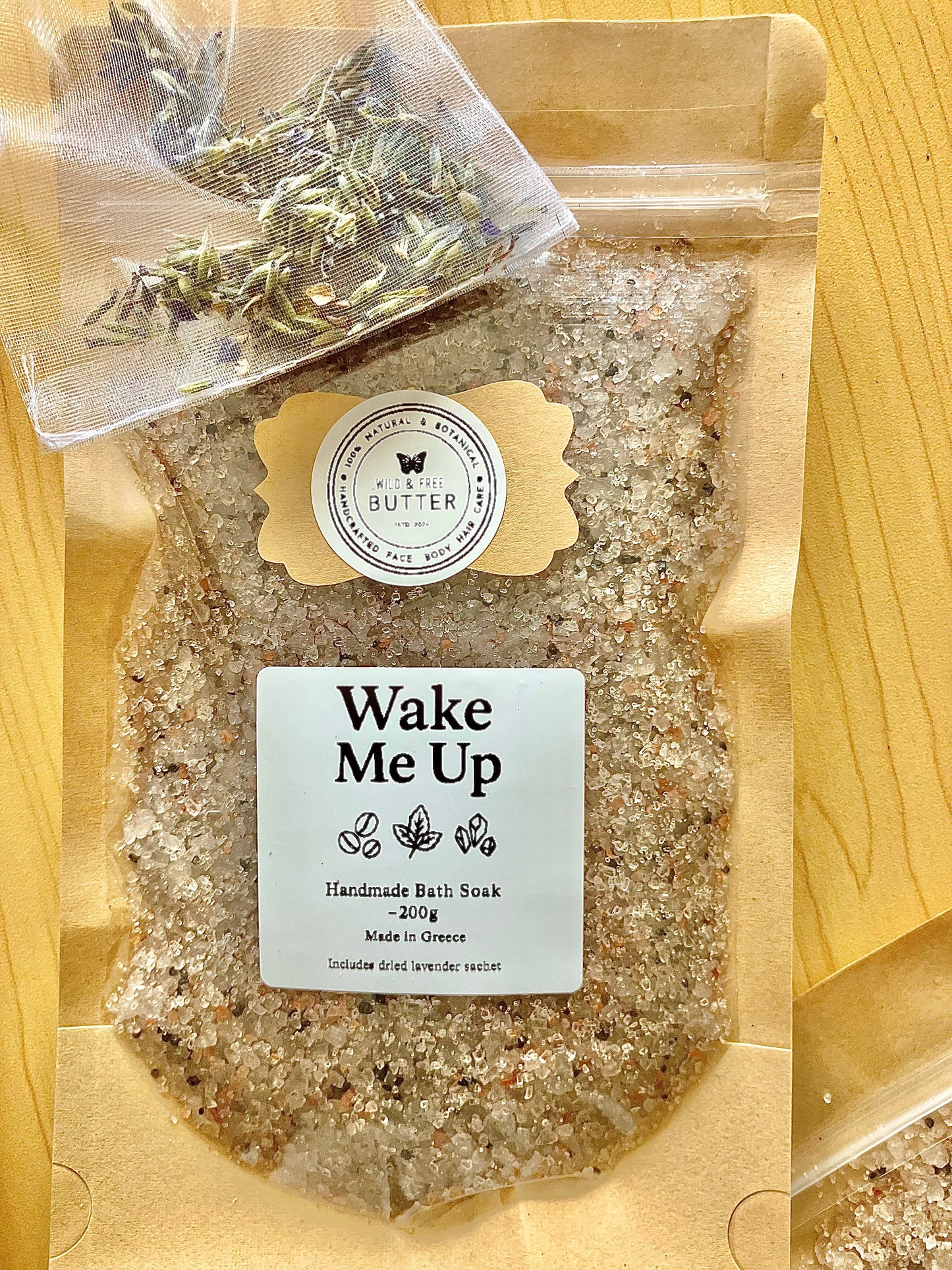 Therapeutic Bath Salt - Wake Me Up - Θεράευτιο Αλάτι Για Το Μπάνιο.