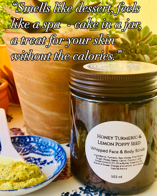 Honey Turmeric Face & Body Scrub